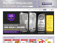Tablet Screenshot of buysilvermalaysia.com